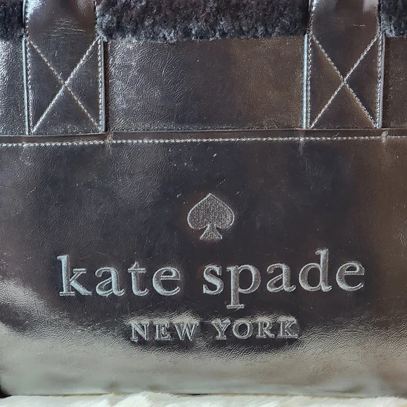 NWT Kate Spade Jett Faux Shearling Tote. - Picture 6 of 12
